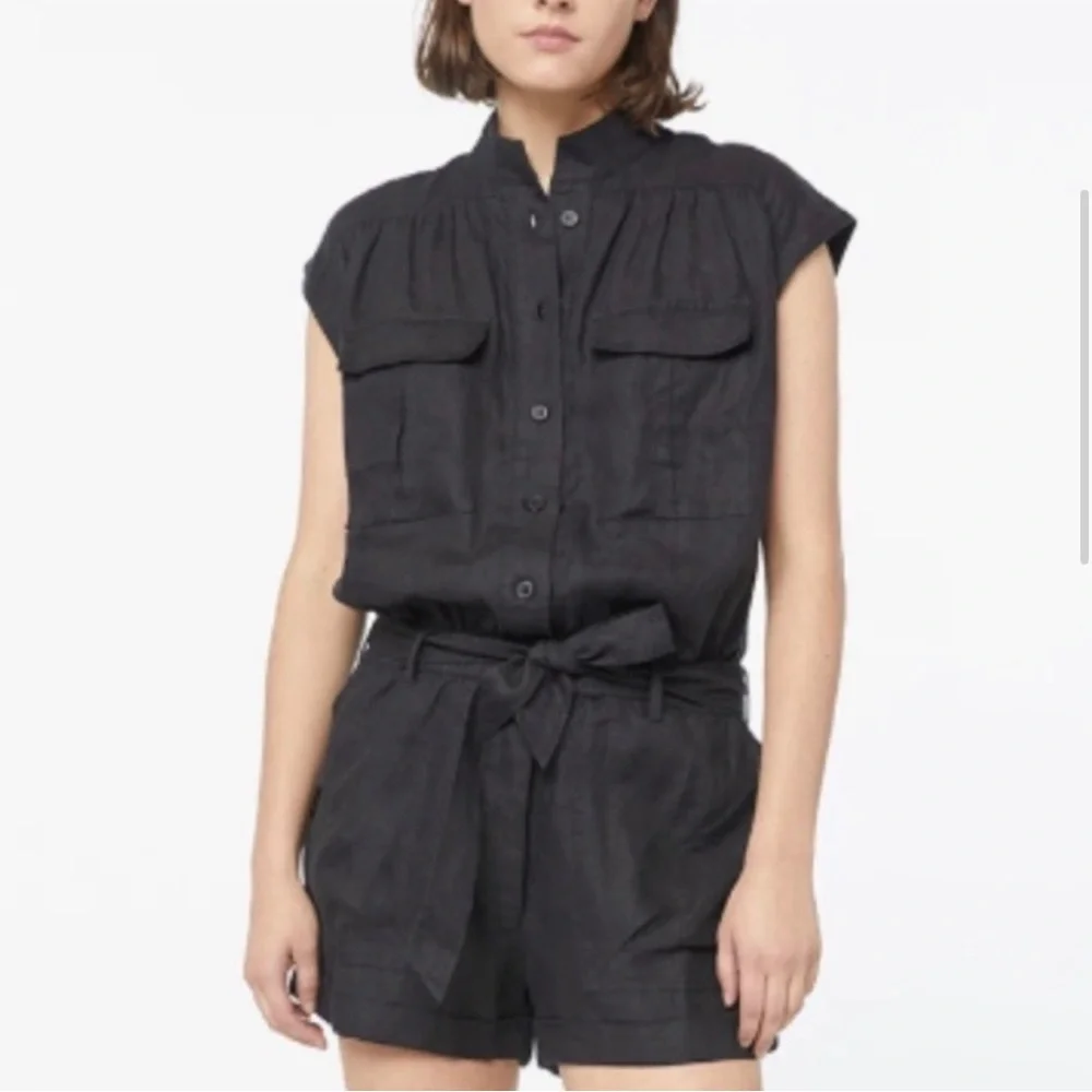 Frame Linen Romper - Picture 2 of 9